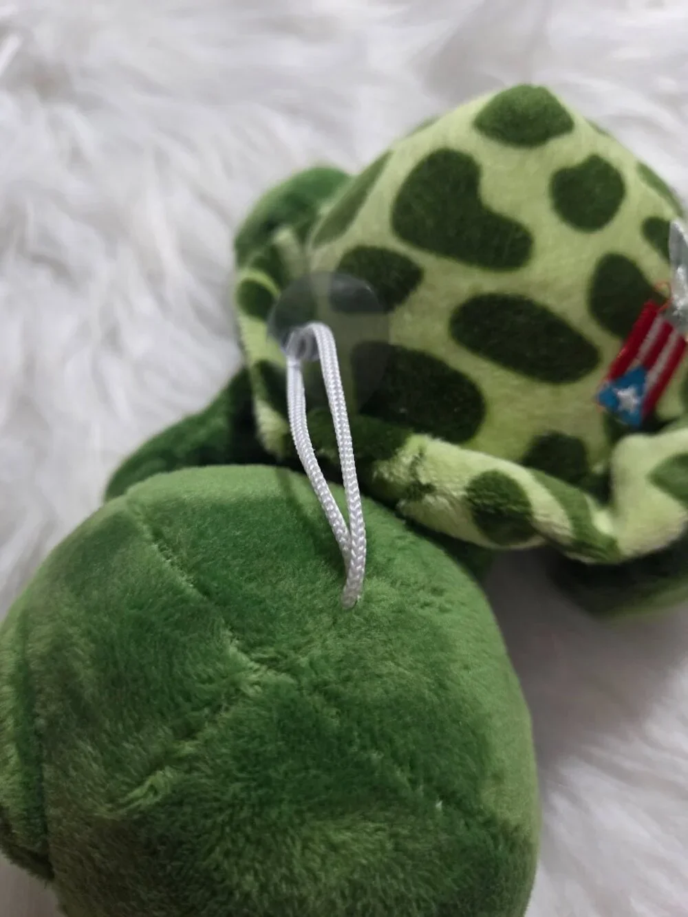 Puerto Rico Window Cling Stuffed Turtle